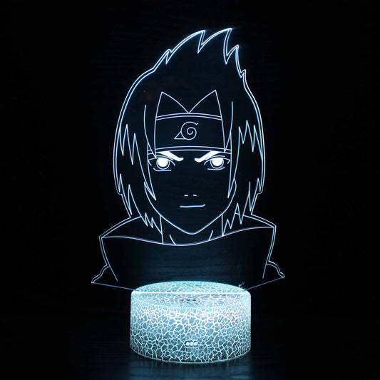 Little Sasuke Naruto Charakter 3D Optische Illusionslampe