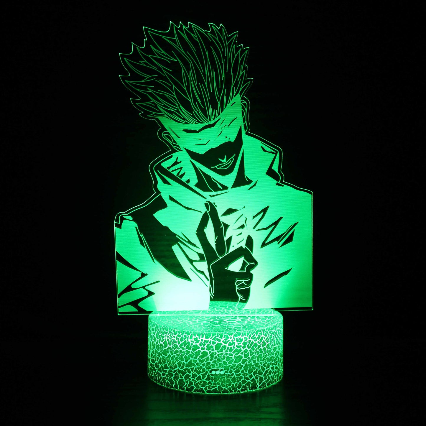 Satoru Gojo Jujutsu Anime Cartoon optische Illusionslampe