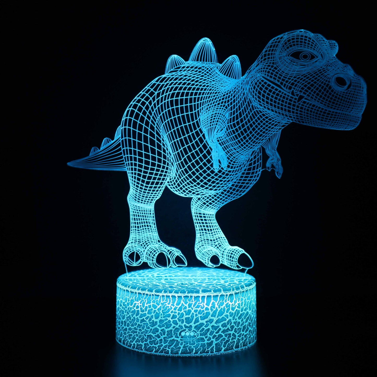 Realistische T-Rex Hybrid Dinosaurier 3D Optical Illusion Lampe