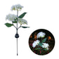 Royaleva Solar-Hortensien-Gartenlichter - Lebendige LED-Blumenstecker für die Außendekoration