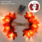 3M 20LED Ahornblatt Lichterkette Falsche Herbstblätter LED Feen-Girlande für Weihnachten Erntedankfest Halloween Party Wohnkultur