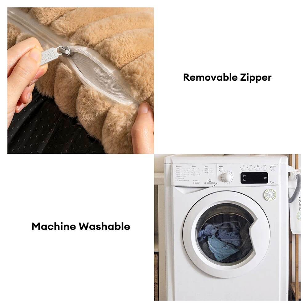 Bettbezug - Groß Waschbar Flauschig Orthopädisch Weiches Hundekissen Hundesofa Bett