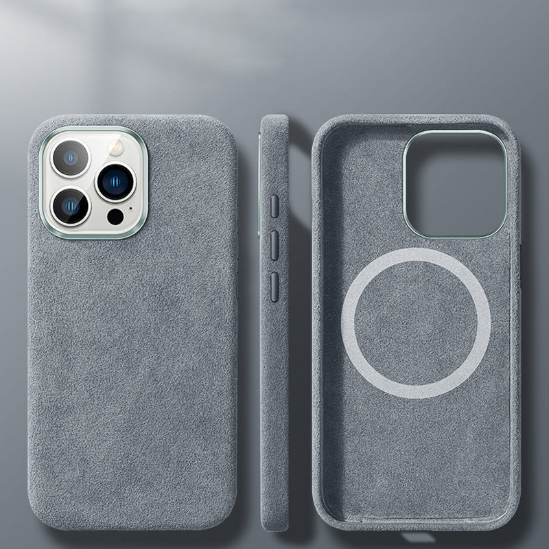 Frendorf | Italienische Alcantara Magnetische Hülle für Iphone