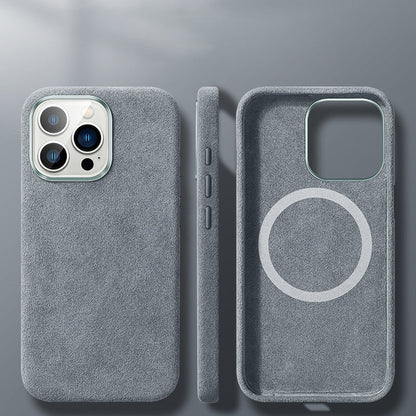 Frendorf | Italienische Alcantara Magnetische Hülle für Iphone