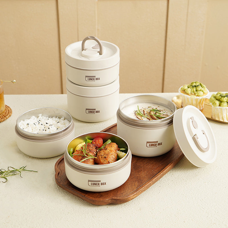 Edelstahl tragbare isolierte Lunchbox