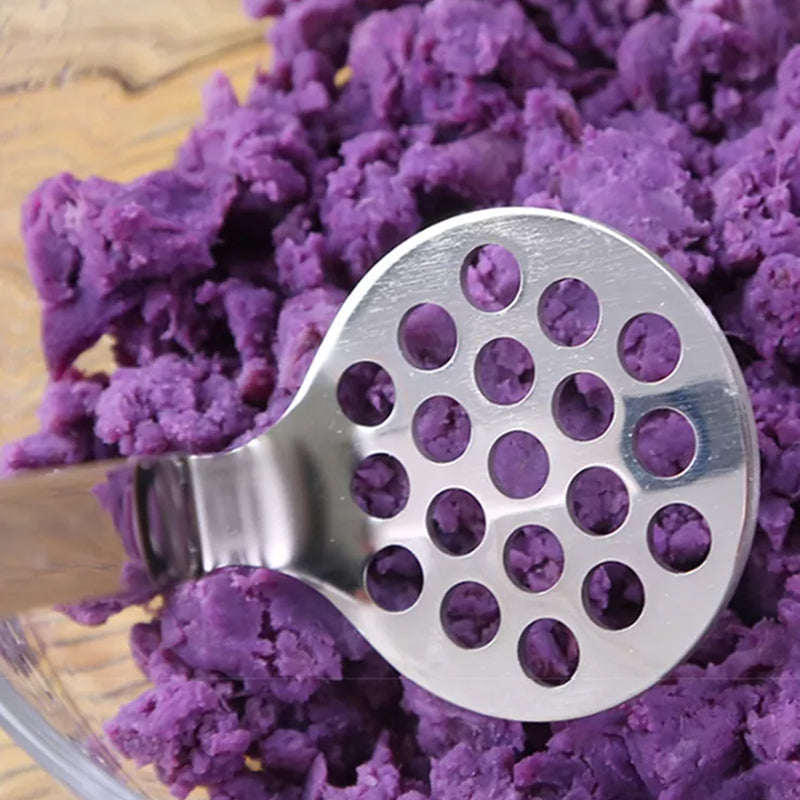 Frendorf | MashPro Edelstahl Kartoffelstampfer | Robustes Küchenwerkzeug | Perfekt für Pürees & mehr