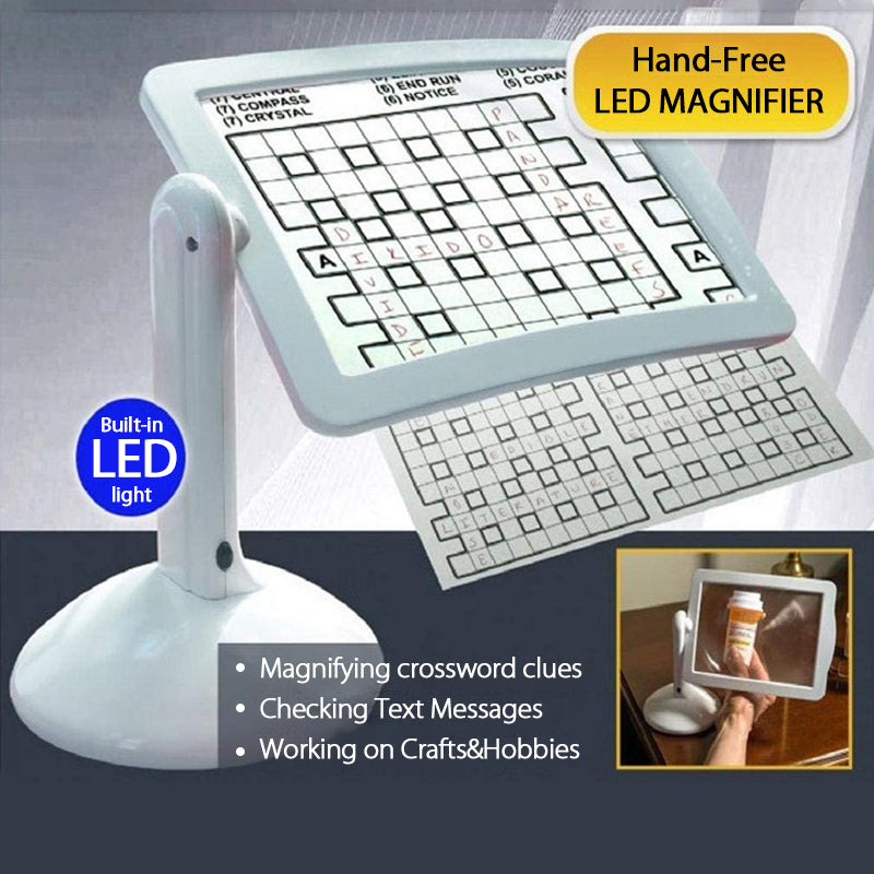 Frendorf | Handfreie Schreibtischlupe mit LED