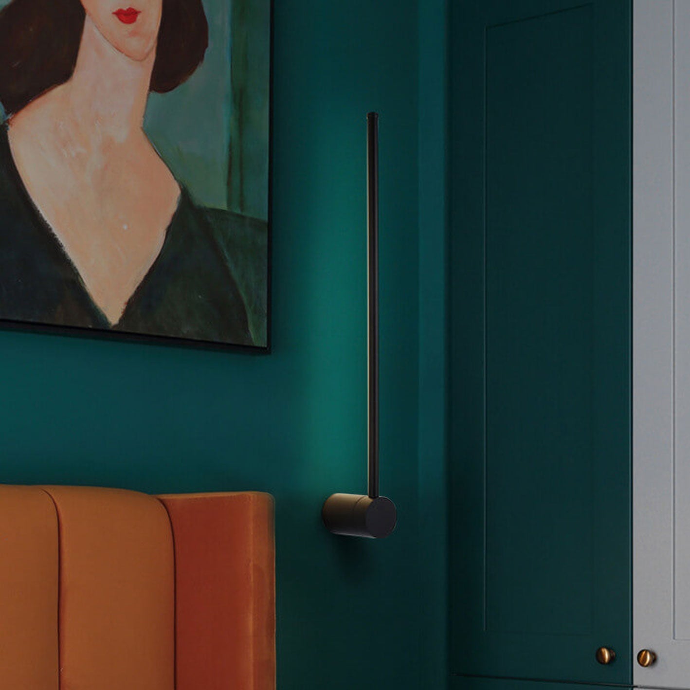 Frendorf | LumiAura LED Wandleuchte | Minimalistisches Design | Dimmbare Aluminium Wandlampe | Modernes Ambiente für Ihr Zuhause