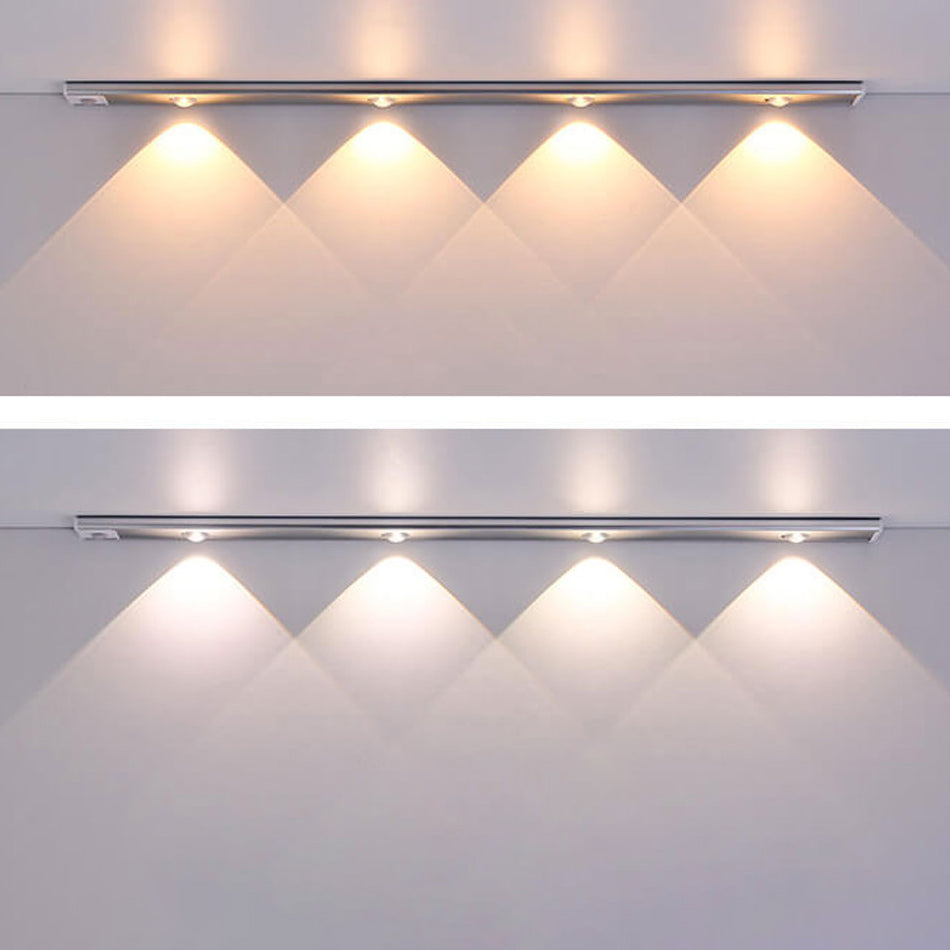 Frendorf | GlowWave Smart LED Lichtleiste | Ultradünn | Bewegungssensor | Wiederaufladbar | Verschiedene Größen