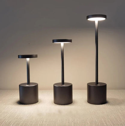 Moderne Akku-Tischlampen für Restaurants | Kabellose wiederaufladbare Tischlampen