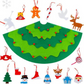 Frendorf | 3D Frummies Filz Weihnachtsbaum | Montessori DIY Weihnachtsbaum dekorieren mit Kindern