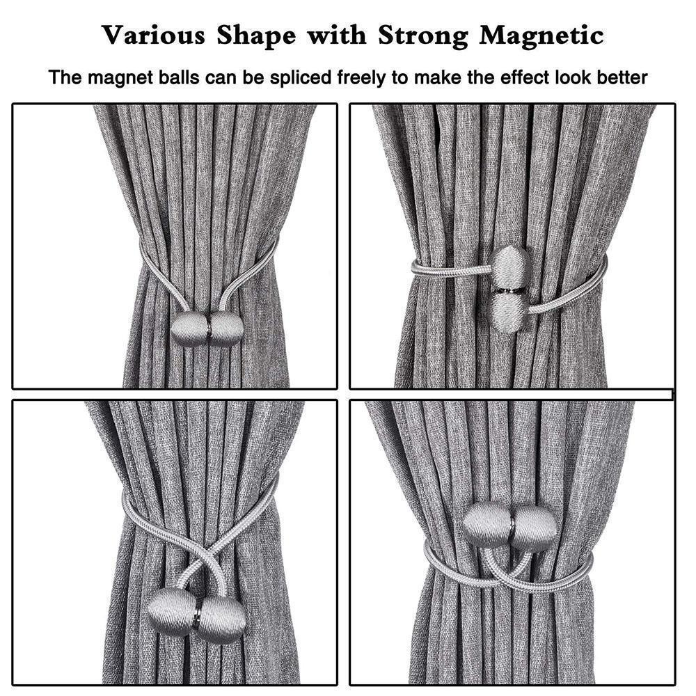 Frendorf | Elegante Magnetvorhangschnalle, 2 Stück