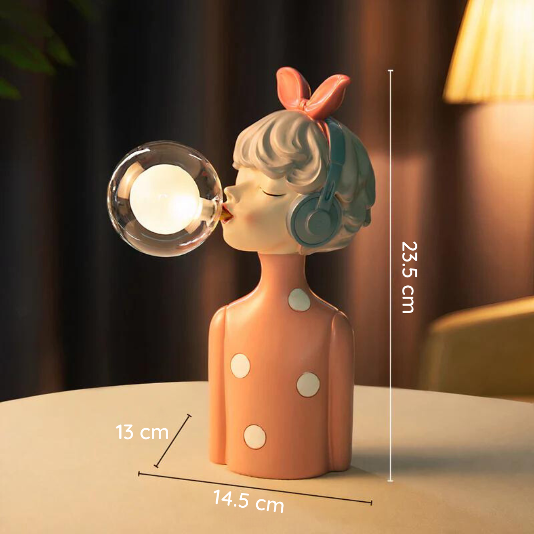 Frendorf | GlowSisters Designer Tischlampe | Handgefertigt & Elegant | Perfekte Deko für Zuhause