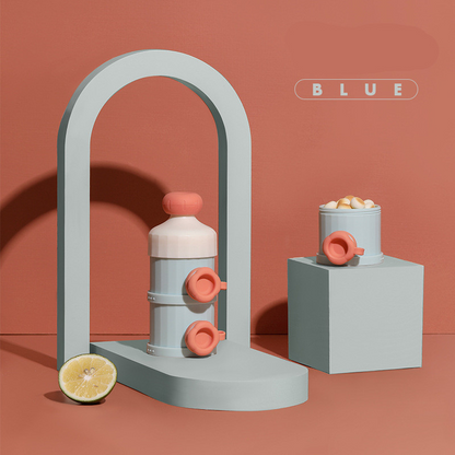 Frendorf | Babypulver-Spender – Tragbarer Milchpulverbehälter & Snackbox für unterwegs