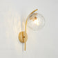 Frendorf | GlobeArc Nordic LED Wandleuchte | Glas-Kugel | 1-flammig | Modernes Design | Deko für Zuhause