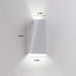 Frendorf | Trapeo LED Wandleuchte | 2-flammig | Modernes Design | Innen- & Außenbeleuchtung