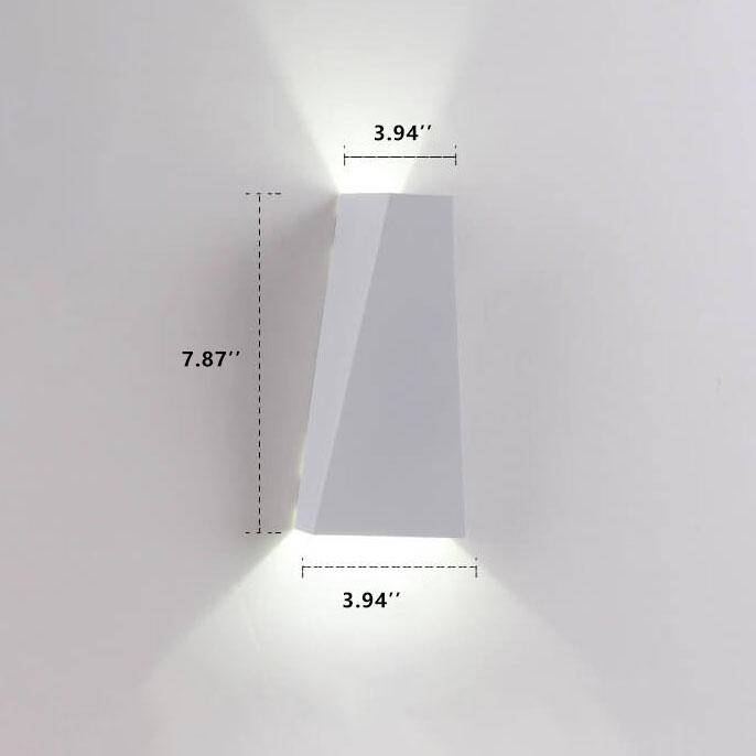 Frendorf | Trapeo LED Wandleuchte | 2-flammig | Modernes Design | Innen- & Außenbeleuchtung
