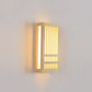 Frendorf | ZenWood Minimalist Japanische Wandlampe | Rechteckiges Design | LED 1-Licht | Warmes und Weißes Licht | Deko für Zuhause