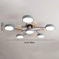 Frendorf | NordLuxe Molekül Design LED Deckenleuchte | Skandinavischer Stil | Semi-Flush Mount | Wohnraumbeleuchtung