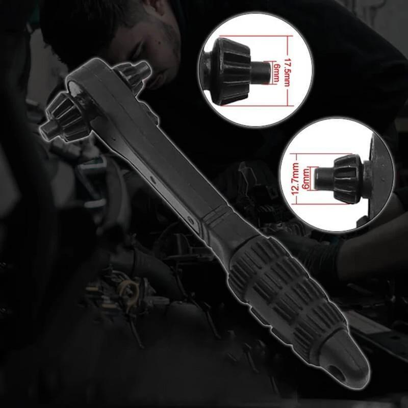 Frendorf | 2 in 1 Bohrfutter-Ratschenschlüssel