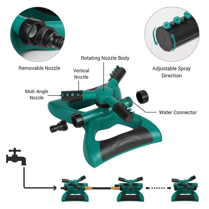 Frendorf | 360 Grad automatischer drehbarer Sprinkler