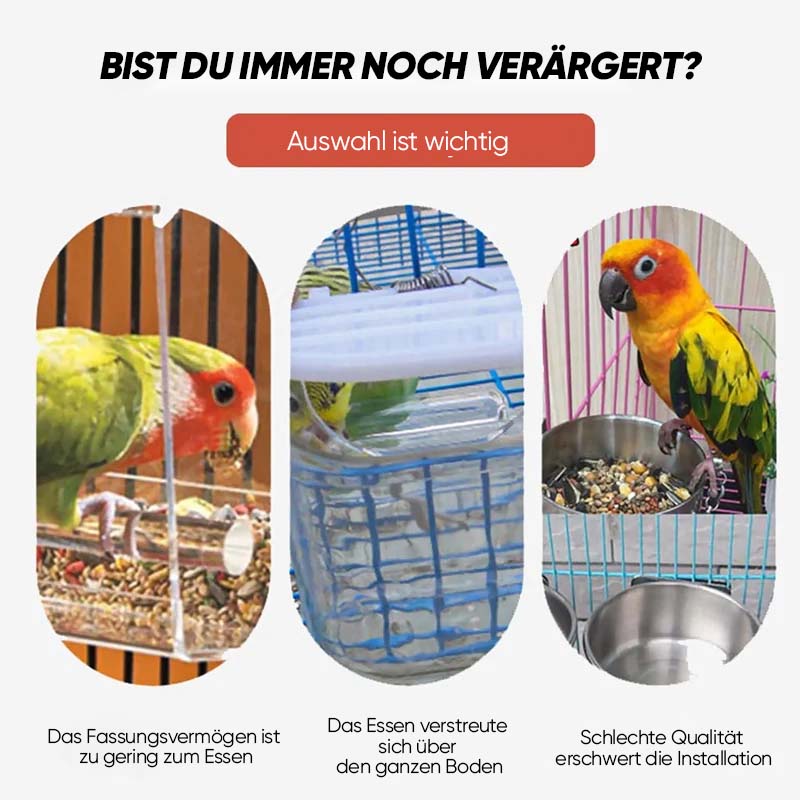 Frendorf | Automatischer, auslaufsicherer Vogelfutterspender