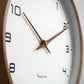 Wanduhr - Luxora - Nordisches Design - Massivholz