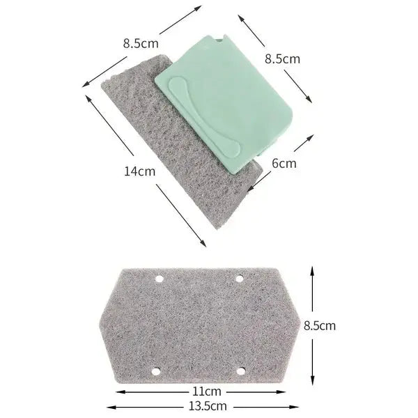 Frendorf | 3+2  | Magische Fensterfugen-Reinigungsbürste – Mühelose Tiefenreinigung