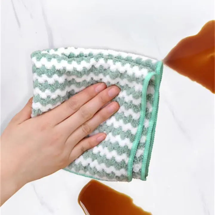 Frendorf | 3+2  | Mikrofaser Reinigungstuch – Super saugfähig & wiederverwendbar