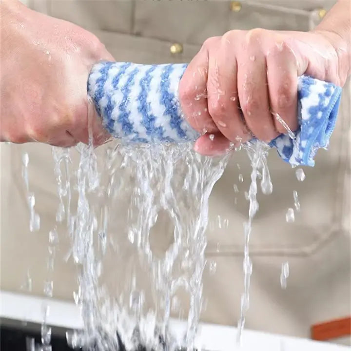 Frendorf | 3+2  | Mikrofaser Reinigungstuch – Super saugfähig & wiederverwendbar