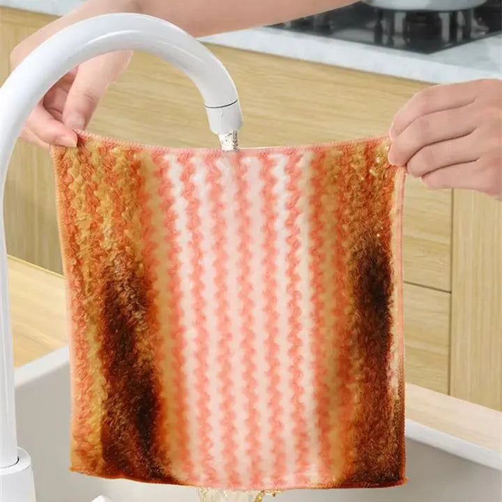 Frendorf | 3+2  | Mikrofaser Reinigungstuch – Super saugfähig & wiederverwendbar