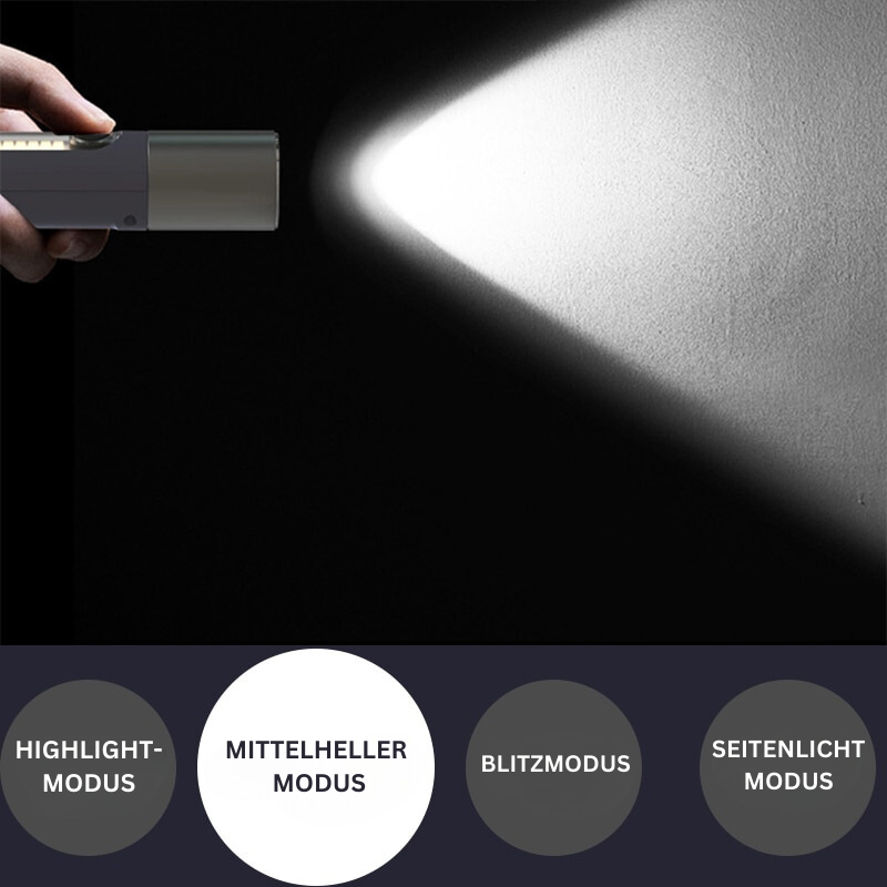 Frendorf | BlazeMaster– Taktische Laser-Taschenlampe mit hoher Leuchtkraft und Präzision