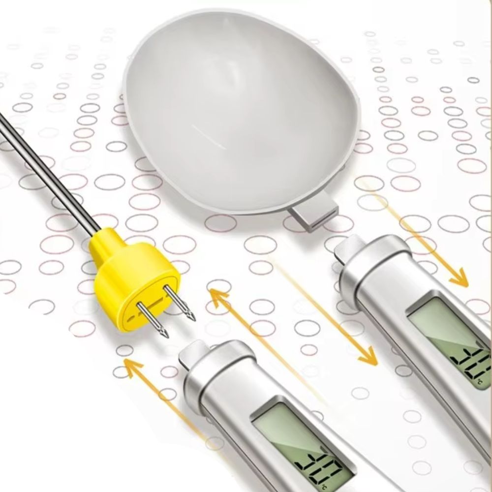 Frendorf | 2-in-1 Digitale Mini Löffelwaage & Lebensmittelthermometer