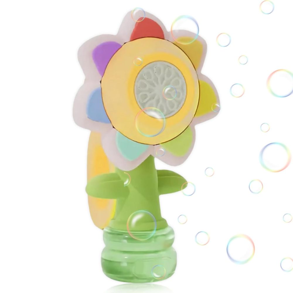 Frendorf | Tanzende Sonnenblume LED Seifenblasenmacher Spielzeug
