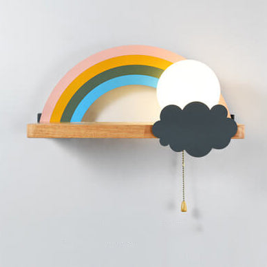 Nordic Cartoon Rainbow 1-Licht Wandlampe