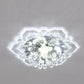 Frendorf | GlowPetal LED Kristall Deckenleuchte | Blumenförmig | Modernes Design | Energiesparend | Dekorative Beleuchtung