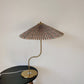 Frendorf | LumiCharm Retro Tischlampe Schirm Design | Faltenschirm | Dekorative Lampe | Stimmungslicht für Zuhause