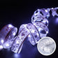 Frendorf | RibbonLustre LED Lichterkette | Weihnachtsbaum-Deko | Geschenkband-Design | Farbige & Warmweiße Beleuchtung