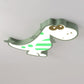 Frendorf | DinoBright LED Deckenleuchte | Kreatives Dinosaurier-Design | Kinderzimmerlampe | Warm- & Weißlicht | Dimmbar