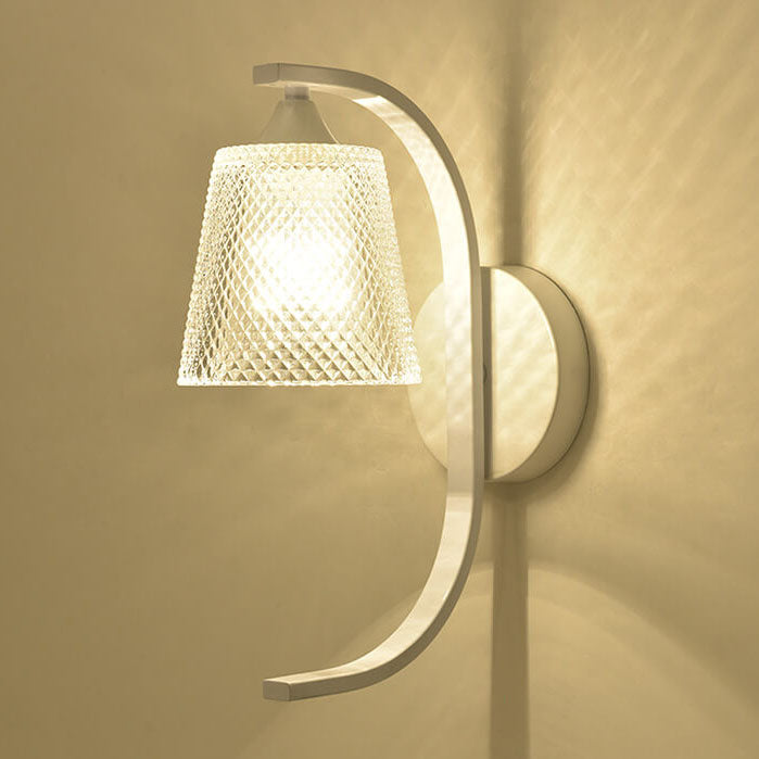 Frendorf | Avioria Wandlampe mit Glasschirm & Deko-Vogel | Modernes Design | Stimmungsvolles Licht für Zuhause