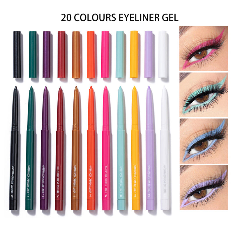 Frendorf | 20 PCS Bunte Eyeliner Bleistift Set