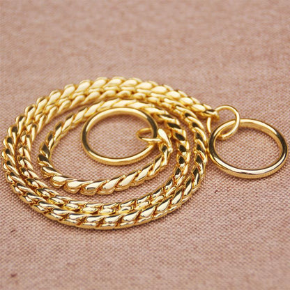 Frendorf | Hundetrainingshalsbänder Snake P Kettenstrang aus Metall