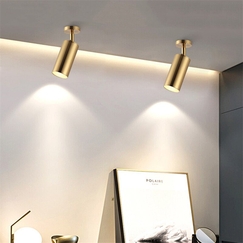 Nordic Messing Gold Spotlight - 5W/10W Led -Lampe