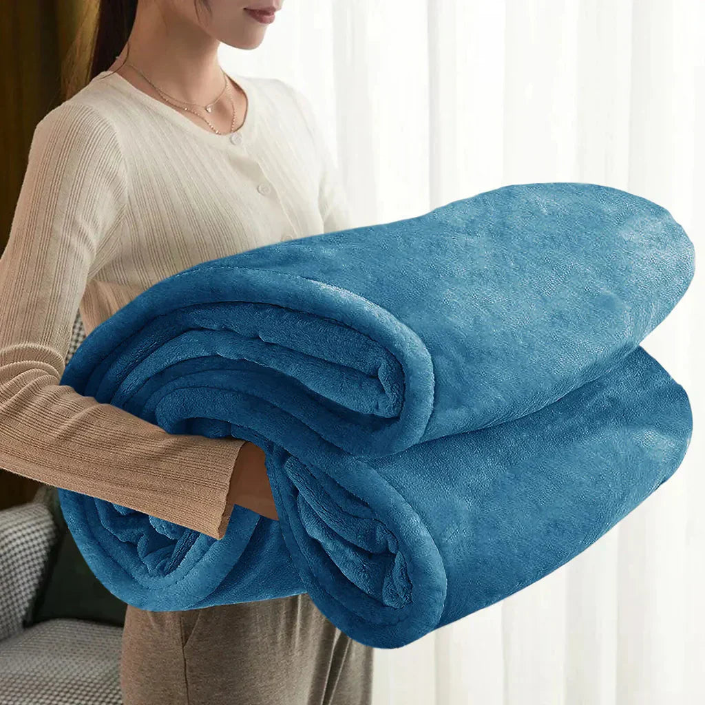 Frendorf | Maxime | Kuschelige Fleece-Decke für alle Jahreszeiten - Extra Weich und Wärmend