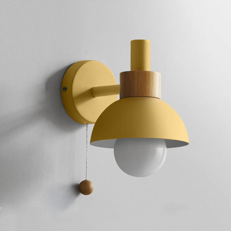 Frendorf | MacaroonGlow Nordic Wandlampe | Farbiges Kugeldesign | Einflammige LED-Wandleuchte für Wohnräume