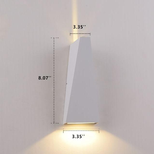 Frendorf | Trapeo LED Wandleuchte | 2-flammig | Modernes Design | Innen- & Außenbeleuchtung