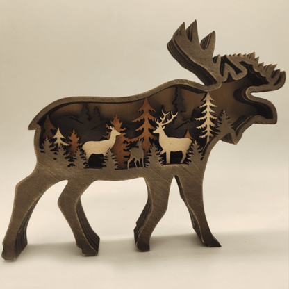 Frendorf | 3D Kreative Holz Tier Schnitzerei Handwerk Geschenk