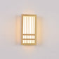 Frendorf | ZenWood Minimalist Japanische Wandlampe | Rechteckiges Design | LED 1-Licht | Warmes und Weißes Licht | Deko für Zuhause
