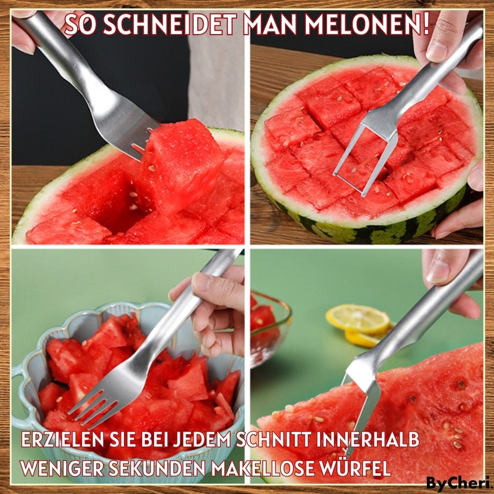 Frendorf | 1+1 GRATIS  | FruitBites -Erleben Sie die aufregende Art, Ihre Wassermelone und Früchte zu schneiden!