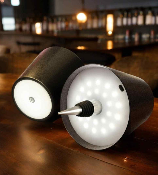 Frendorf | Mila LumiBottle LED-Flaschnelampe – Elegante wiederaufladbare Lampe